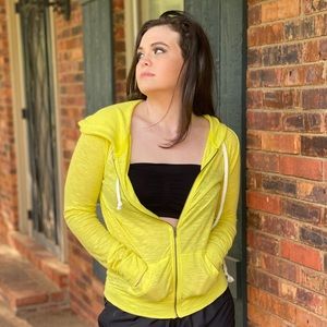 American Eagle Outfitters Neon Yellow Jacket, M
